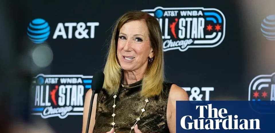 Spokesperson at WNBA All-Star event podium