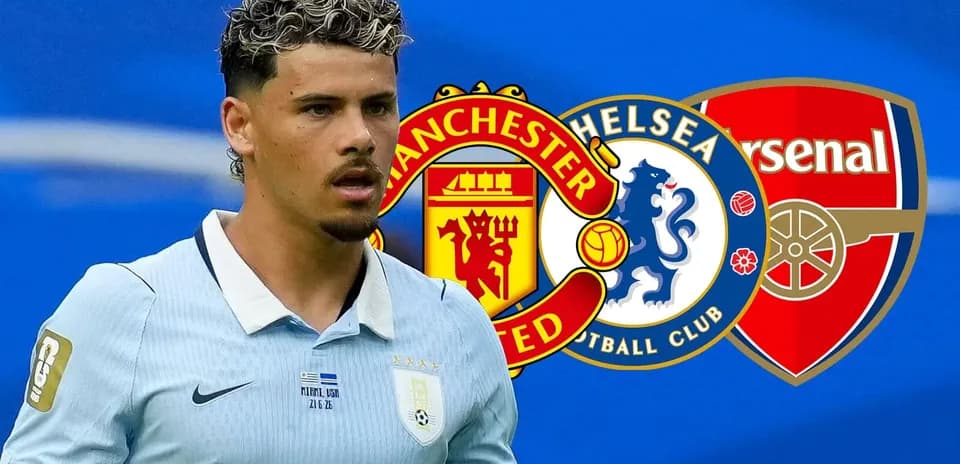 Futbolchi, Manchester United, Chelsea, Arsenal logotiplari