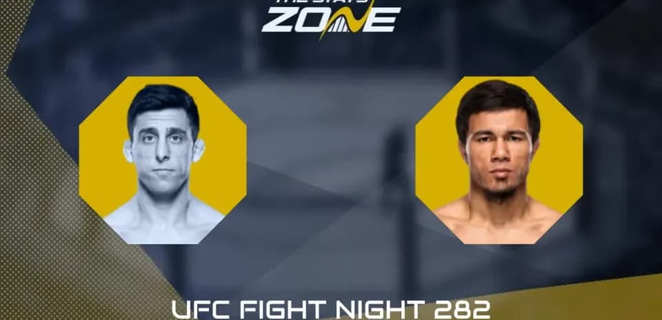 UFC Fight Night 282 fighter matchup graphic