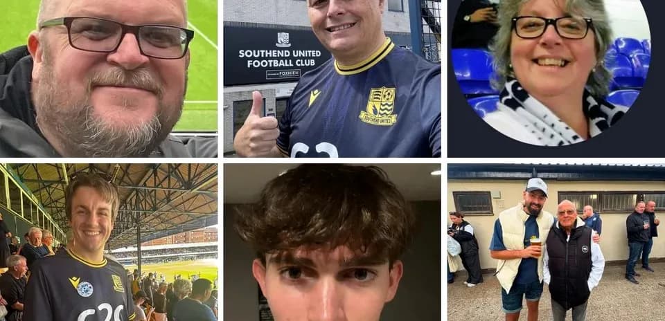 Fans of Southend United Football Club at matches