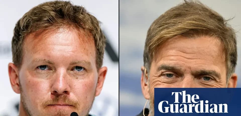 Two coaches at press conference facing camera