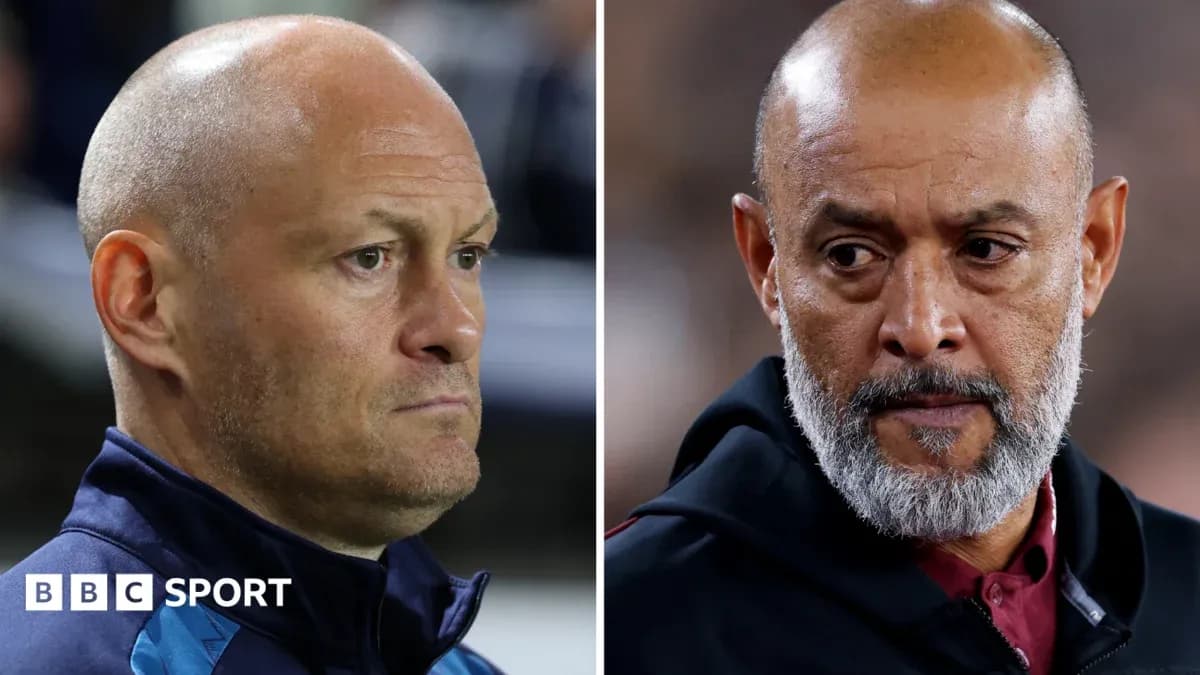 Coaches in profile during match preparation