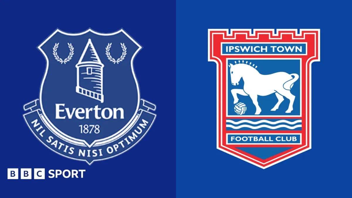 Everton and Ipswich Town football club logos