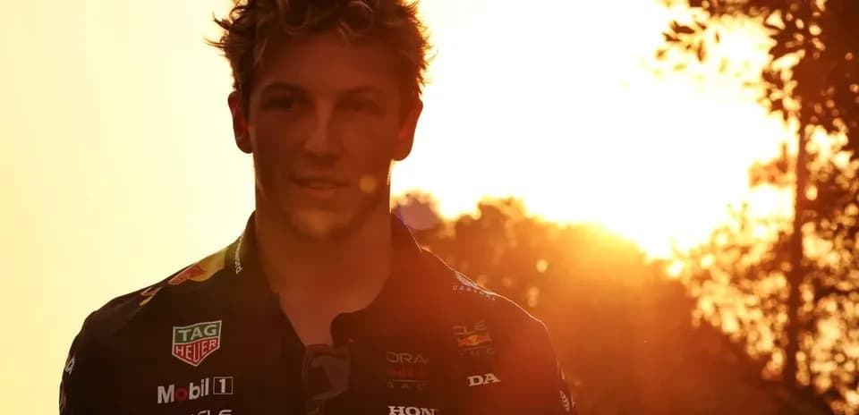 Yoshida sunset portrait in racing team uniform