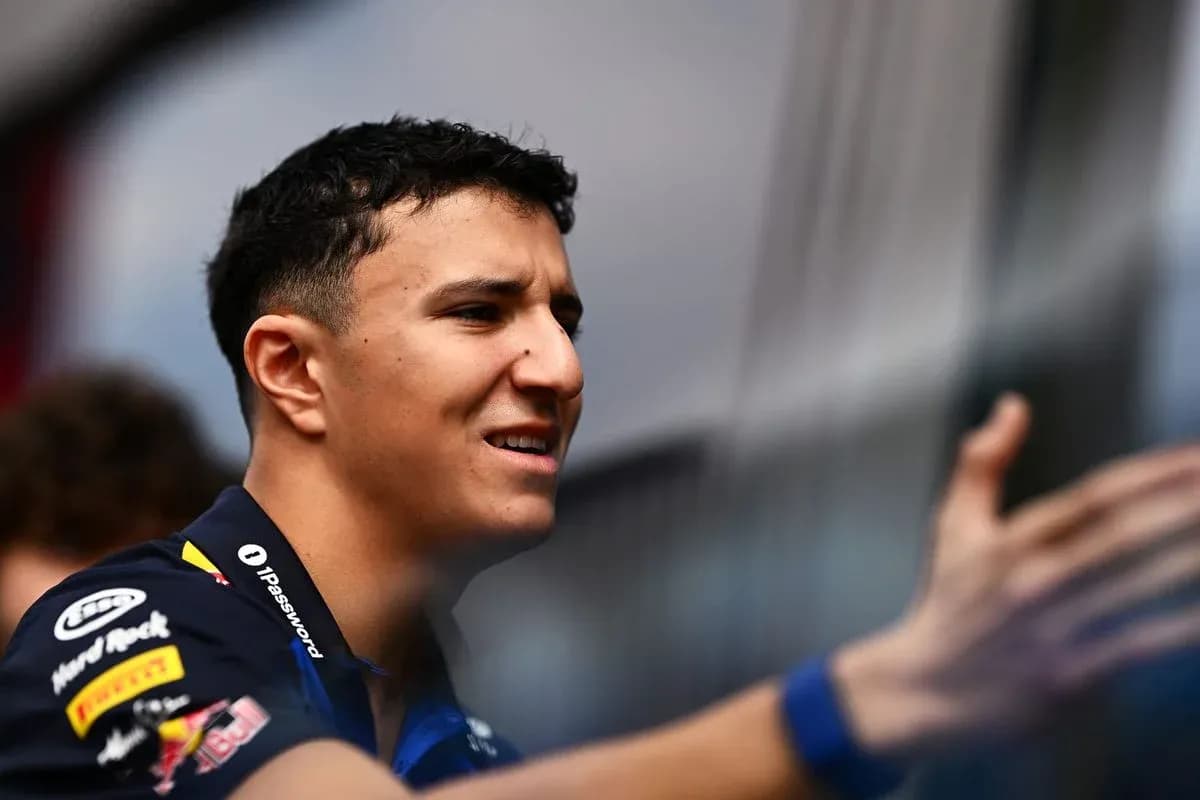 Young driver interacting with fans at event
