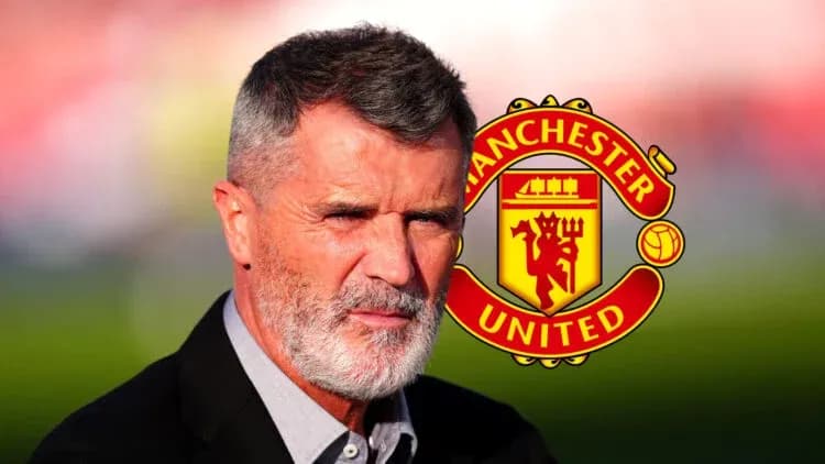 Tanish Roy Kean Manchester United logotipi bilan