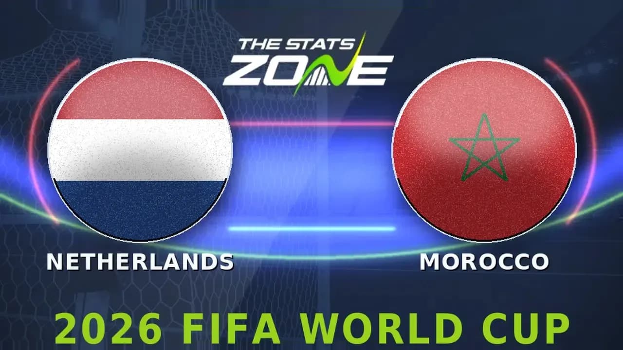 Netherlands and Morocco flags for 2026 FIFA World Cup Netherlands and Morocco flags for 2026 FIFA World Cup