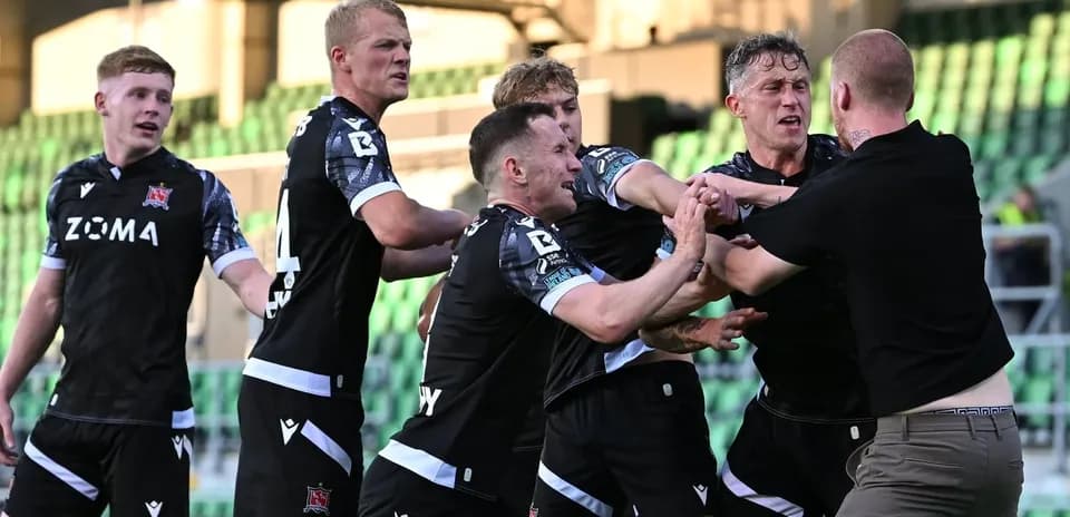 Dunajská Streda players in confrontation with a fan