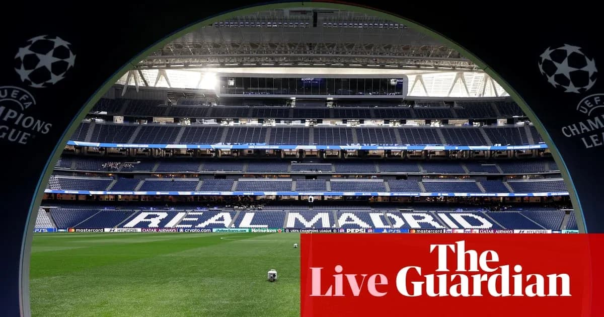 Real Madrid stadium view from tunnel entrance