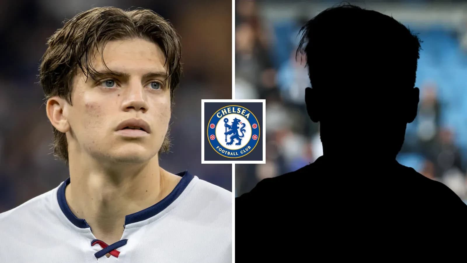 Futbolchi Chelsea logosi bilan yuzlari ko'rinmayapti Futbolchi Chelsea logosi bilan yuzlari ko'rinmayapti