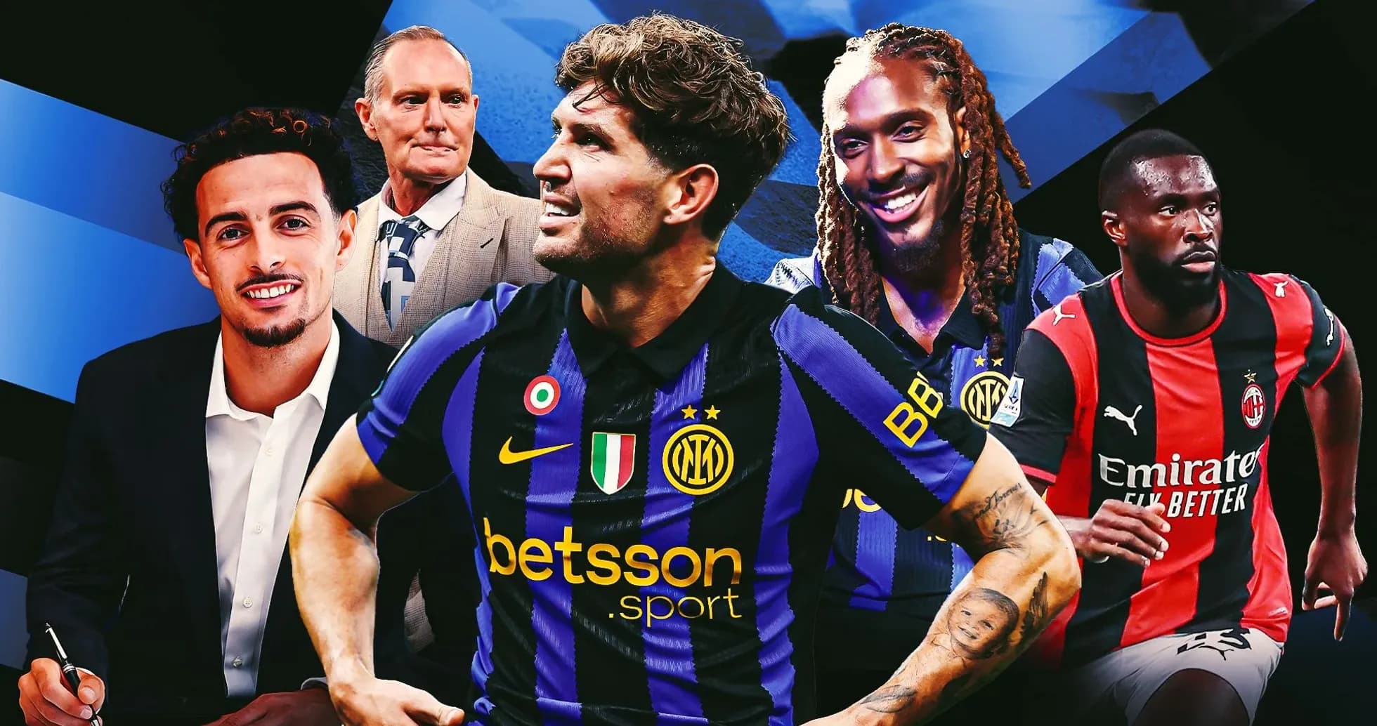 Futbolchilar va murabbiylar, Inter va Milan jamoalari