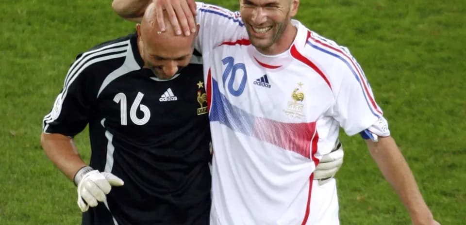 Football players celebrating after a match