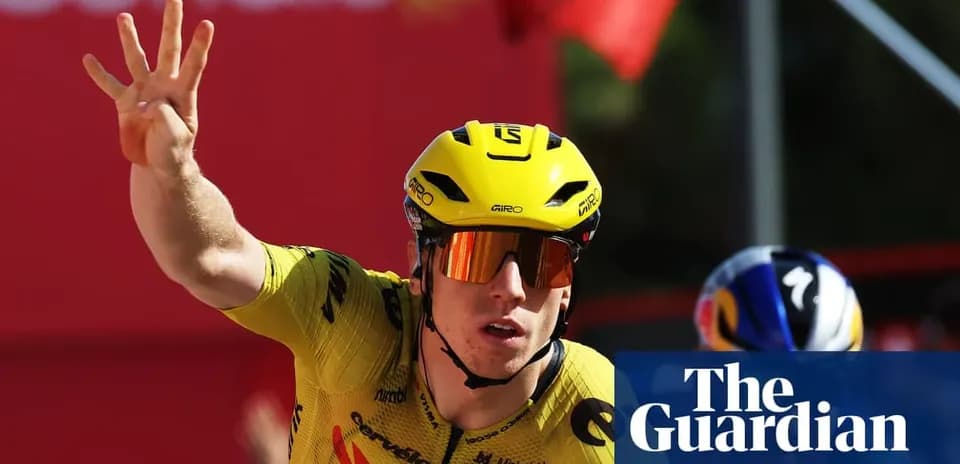 Velosipedchi sariq forma bilan finishga yetib keldi