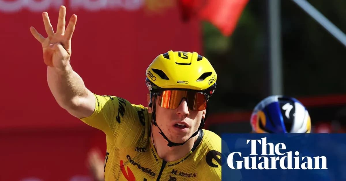 Velosipedchi sariq forma bilan finishga yetib keldi