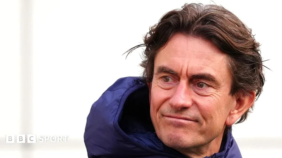 Football manager during a training session