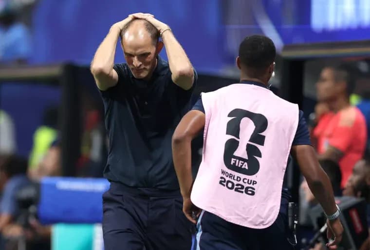 Coach showing frustration on the sidelines during match