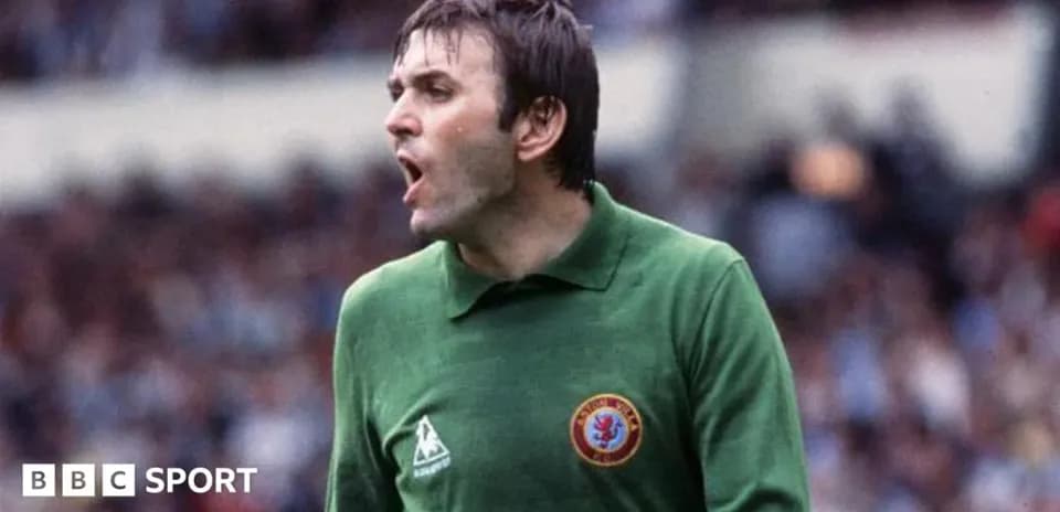 Goalkeeper shouting during a football match