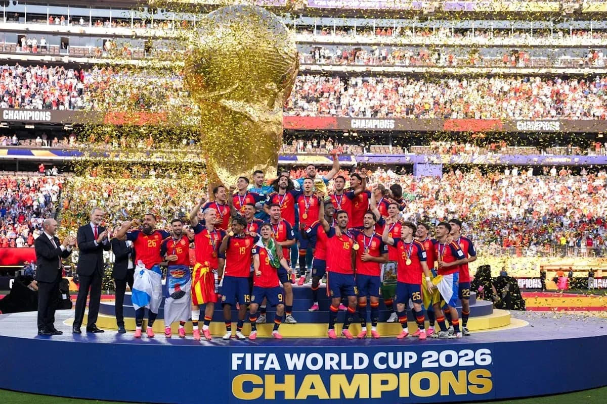 Ispaniya jamoasi FIFA Jahon Kubogini qozondi