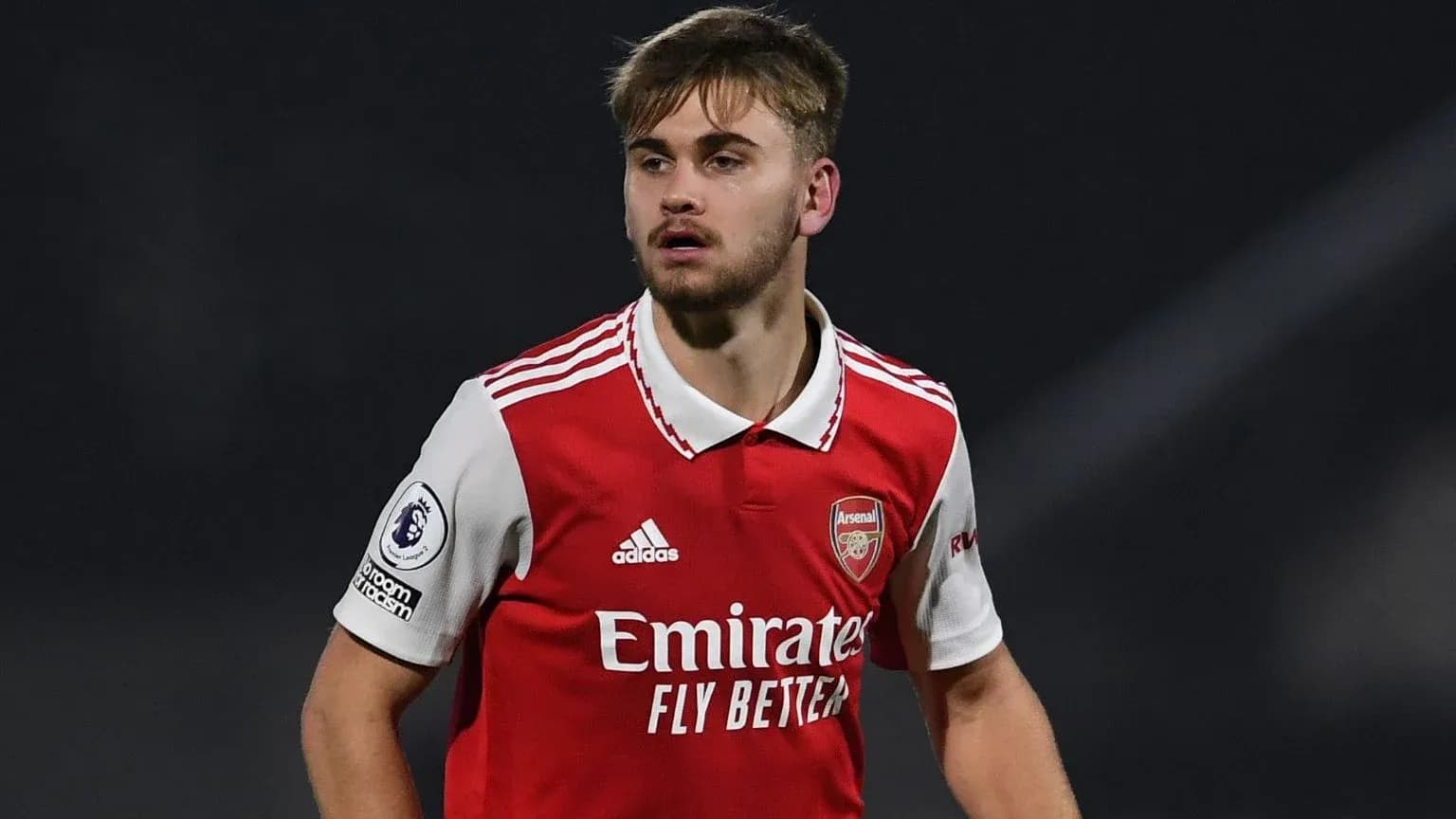 Arsenal player during a match on the field