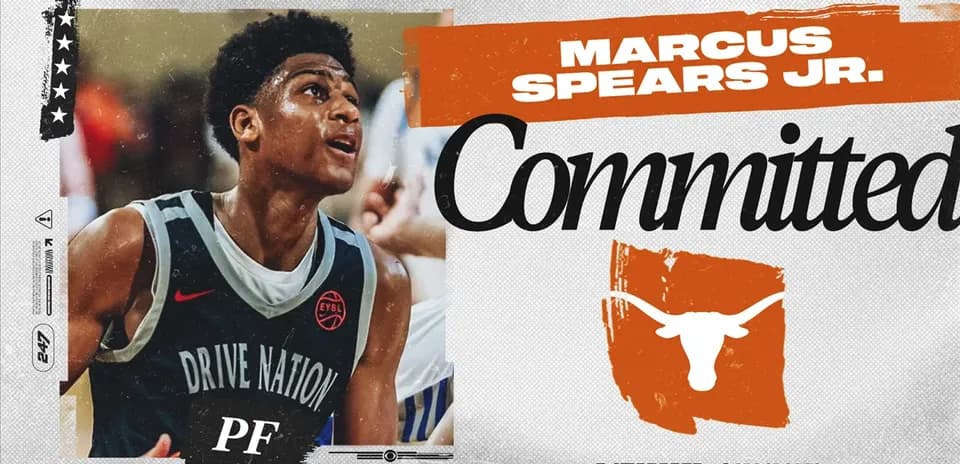 Marcus Spears Jr. playing basketball for Drive Nation
