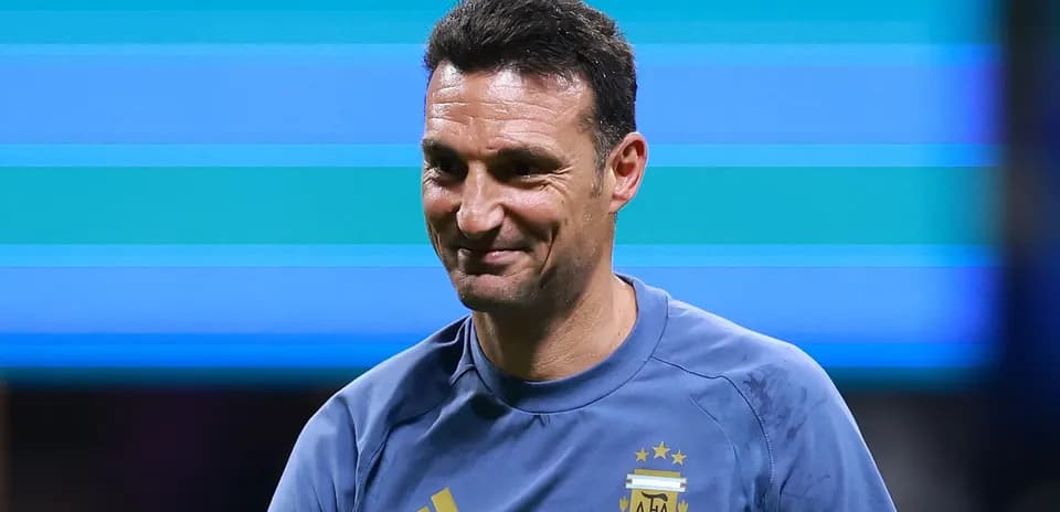Trener Argentina, o'yin davomida maydonda