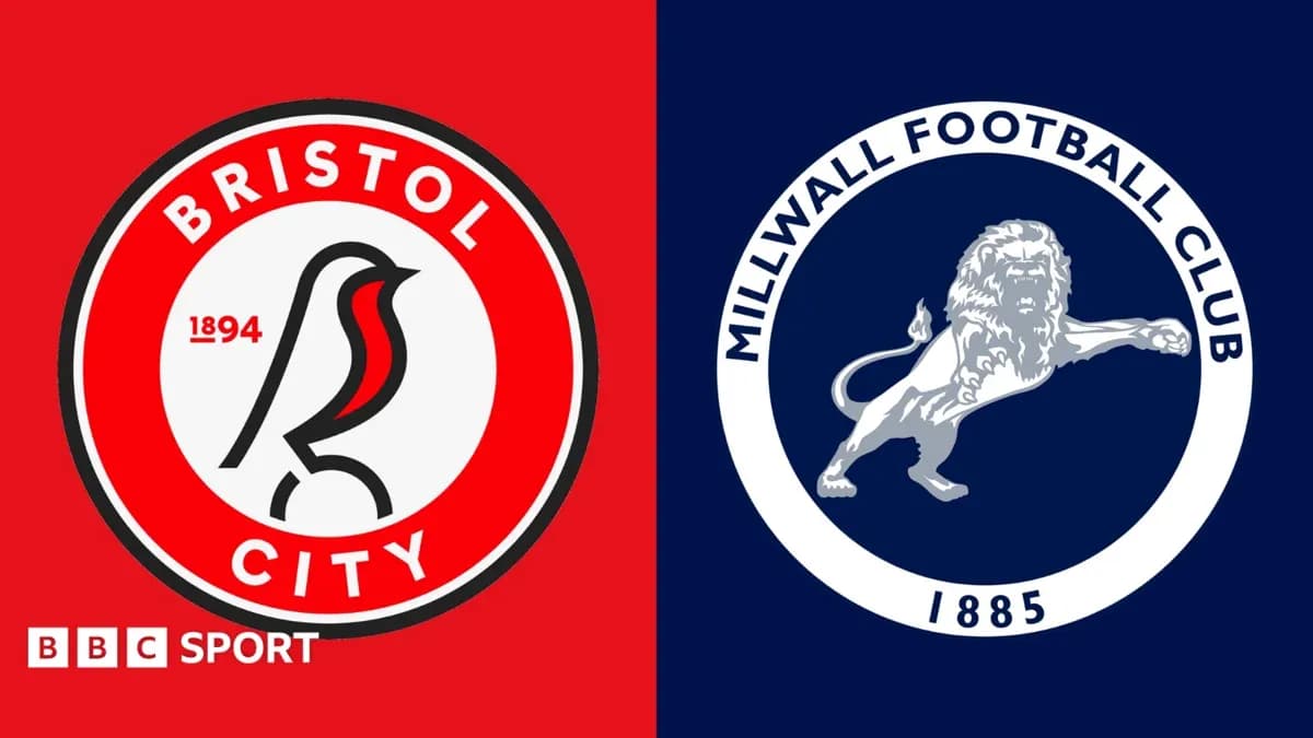 Logos of Bristol City and Millwall Football Club