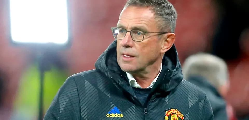 Manchester United manager during match at stadium