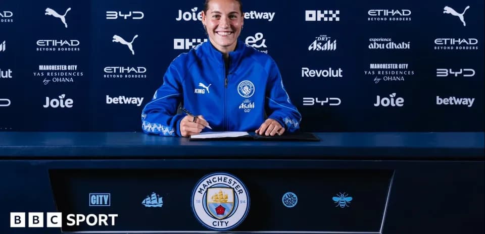 Futbolchi shartnoma imzolayotgan Manchester City o'yinchisi