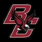 Boston College logo with eagle and initials BC