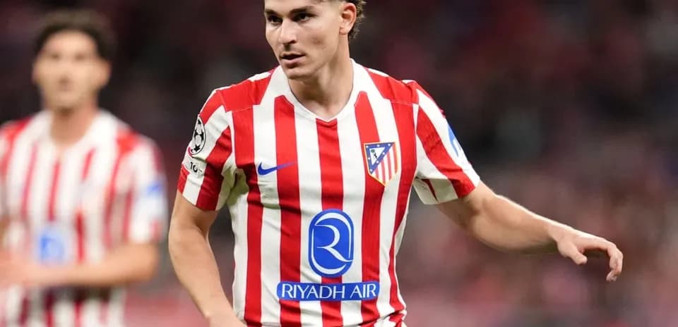 Atletico Madrid player during match action