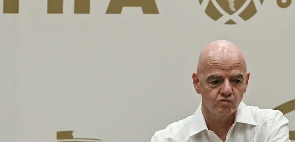 FIFA official speaking at a press conference