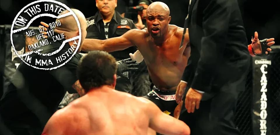 Fighter celebrating after victory in UFC match