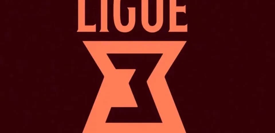 Ligue 3 logo featuring stylized lettering
