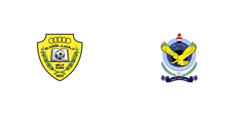 Al Wasl and Al Quwa Al Jawiya club logos
