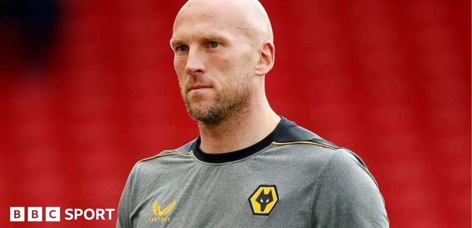 Wolverhampton player in training gear before match