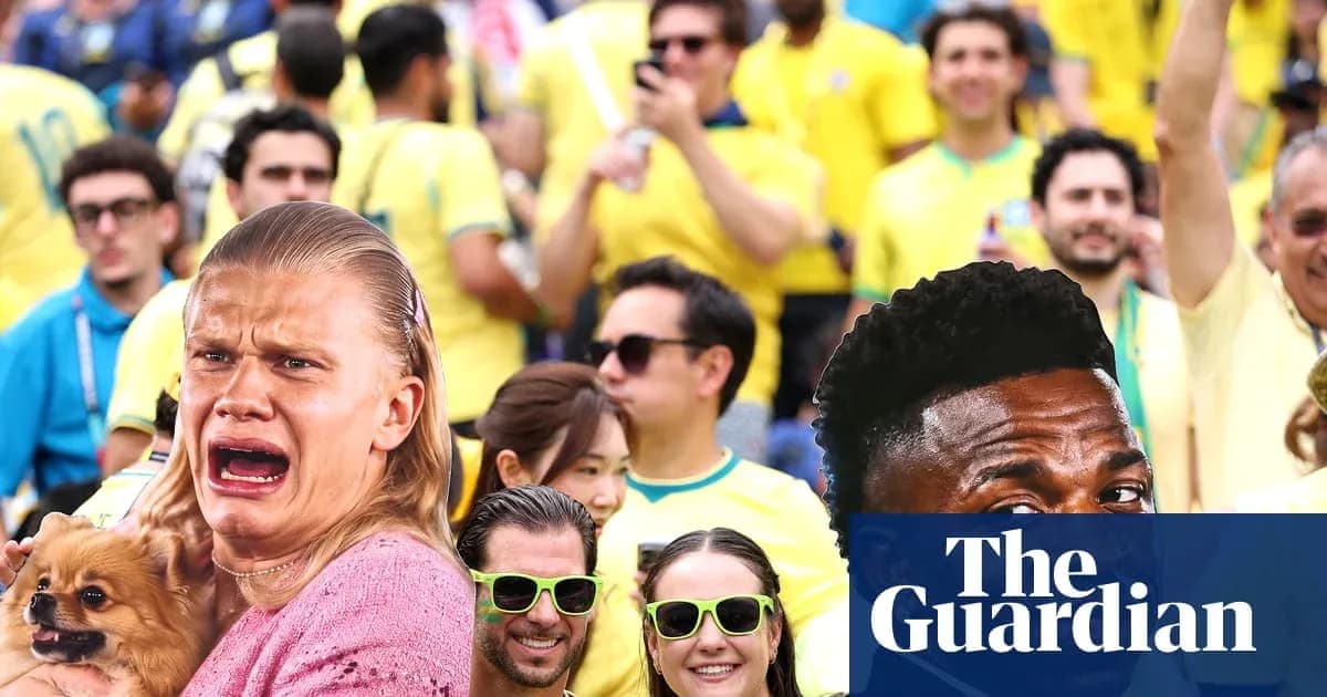 Fans cheering in yellow jerseys at stadium