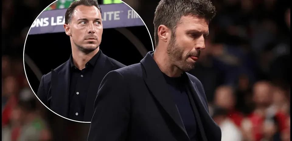 Two football coaches on the sidelines during match