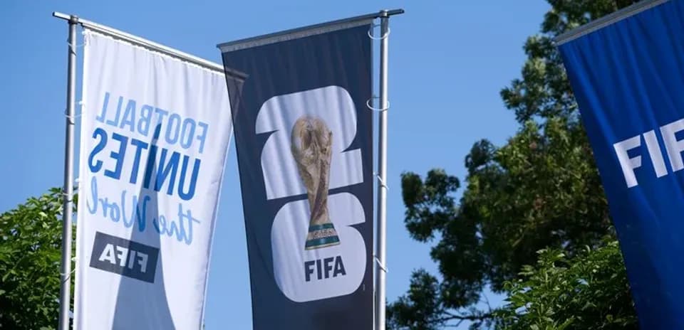FIFA World Cup trophy on display at event