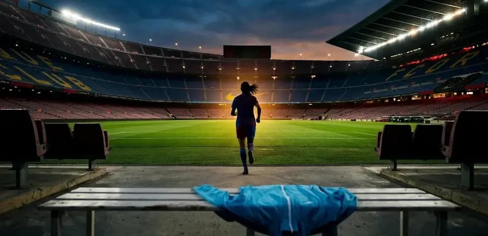 O'yinchi stadion maydoniga kirayotgan payt