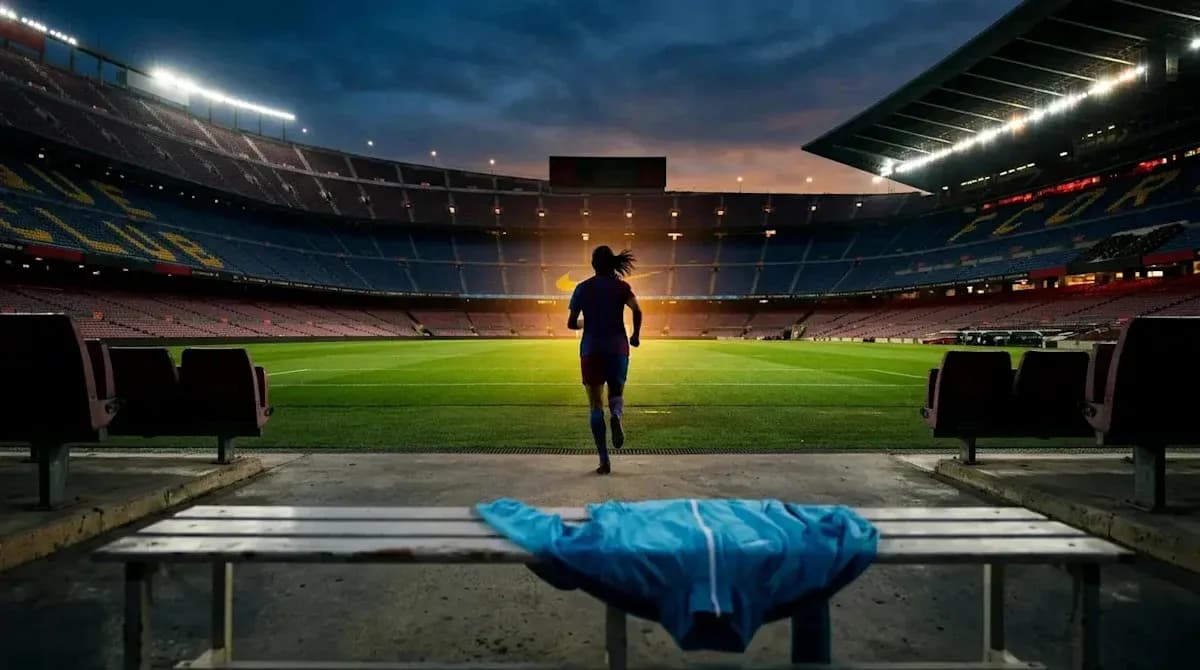 O'yinchi stadion maydoniga kirayotgan payt