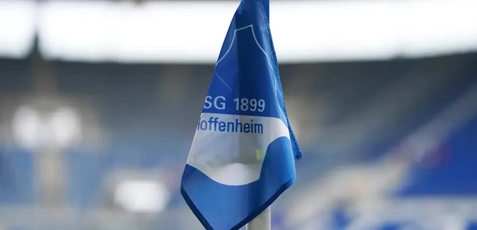 TSG 1899 Hoffenheim corner flag in stadium
