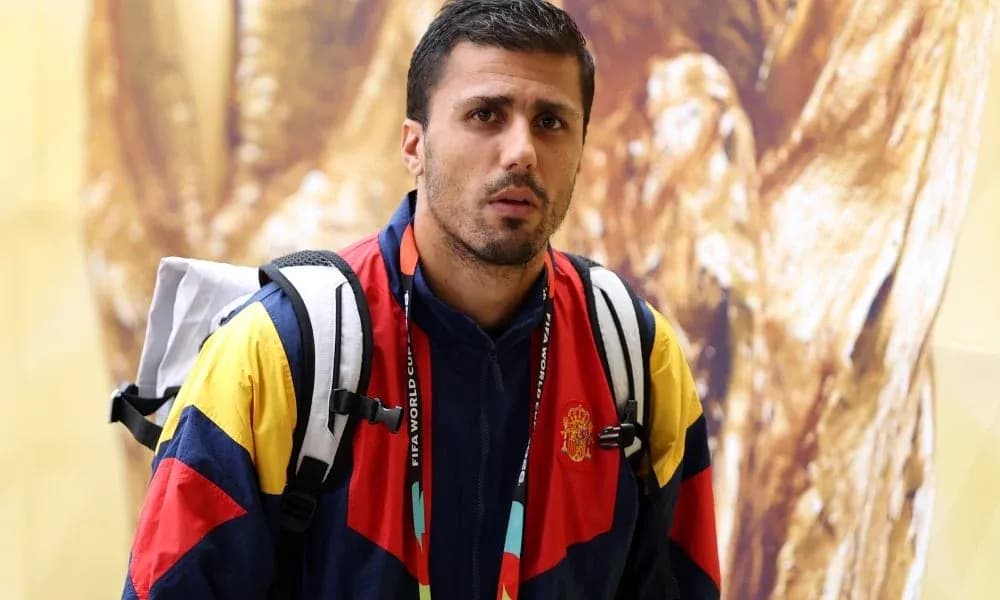 Sporting event participant in colorful jacket and backpack Sporting event participant in colorful jacket and backpack