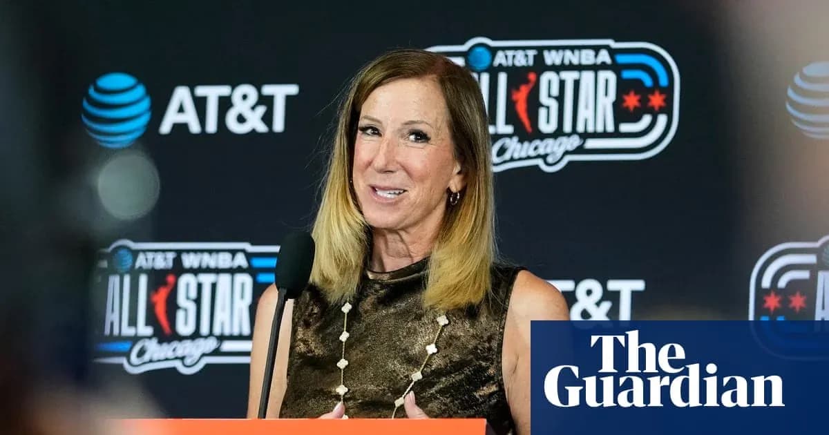 Spokesperson at WNBA All-Star event podium Spokesperson at WNBA All-Star event podium