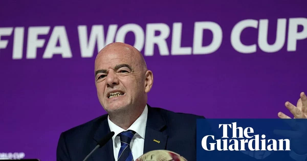 FIFA World Cup official speaking at press conference FIFA World Cup official speaking at press conference