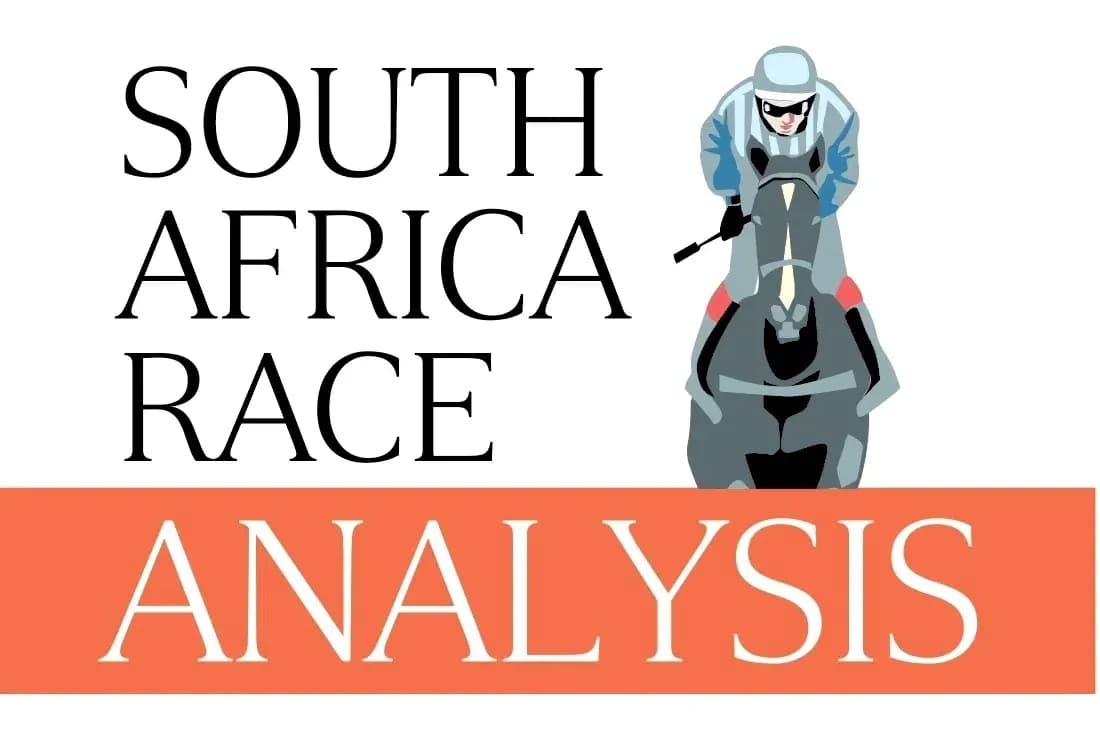 Jockey riding a horse with race analysis text Jockey riding a horse with race analysis text