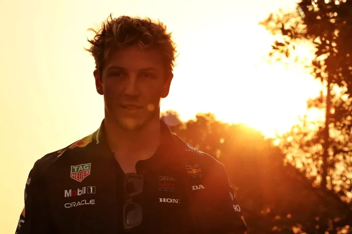 Yoshida sunset portrait in racing team uniform Yoshida sunset portrait in racing team uniform