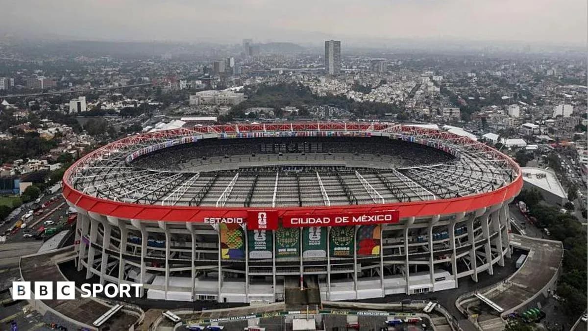 Estadio Ciudad de México viewed from above Estadio Ciudad de México viewed from above