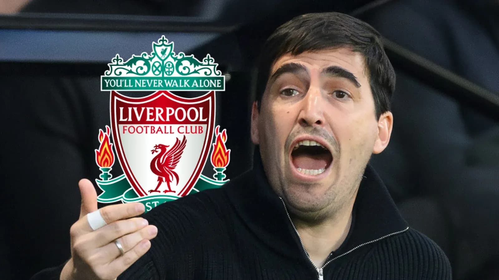 Coach gesturing passionately during Liverpool match Coach gesturing passionately during Liverpool match