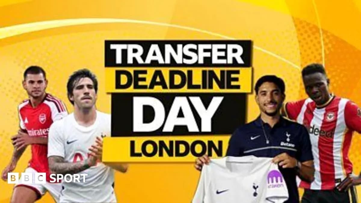 Transfer deadline day graphic featuring football players Transfer deadline day graphic featuring football players