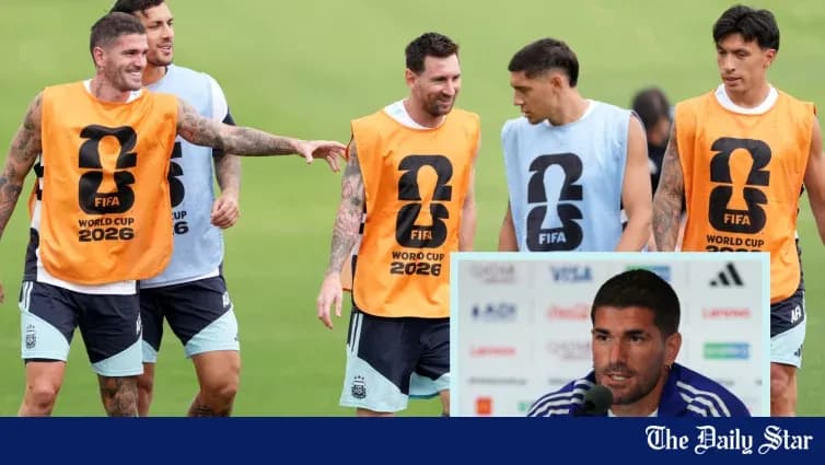 Argentina players training for FIFA World Cup 2026 Argentina players training for FIFA World Cup 2026